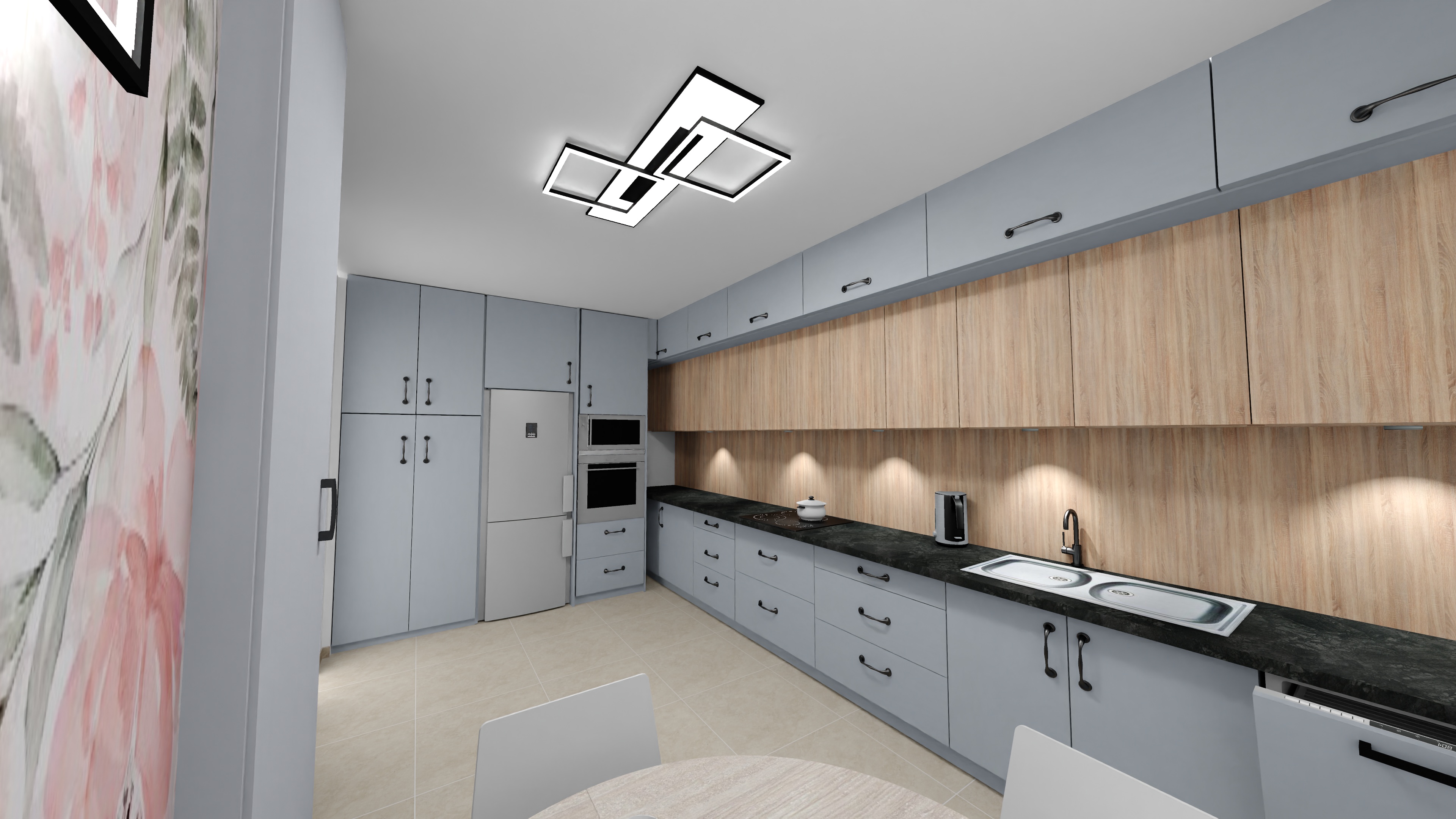 Kuchnie - Projekt wnętrza 3D (Lucyna Zimny) - zdjęcie 5