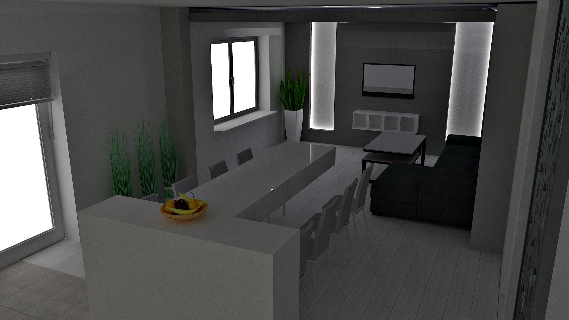 Kuchnie - Projekt wnętrza 3D (Lucyna Zimny) - zdjęcie 9