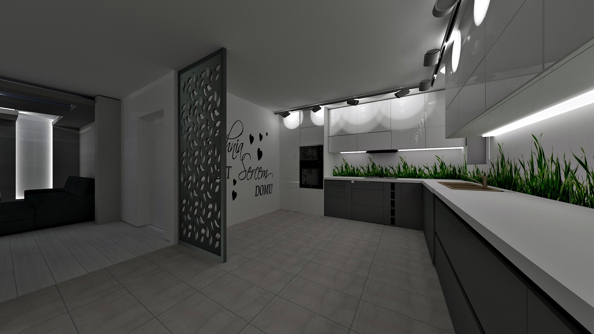 Kuchnie - Projekt wnętrza 3D (Lucyna Zimny) - zdjęcie 3