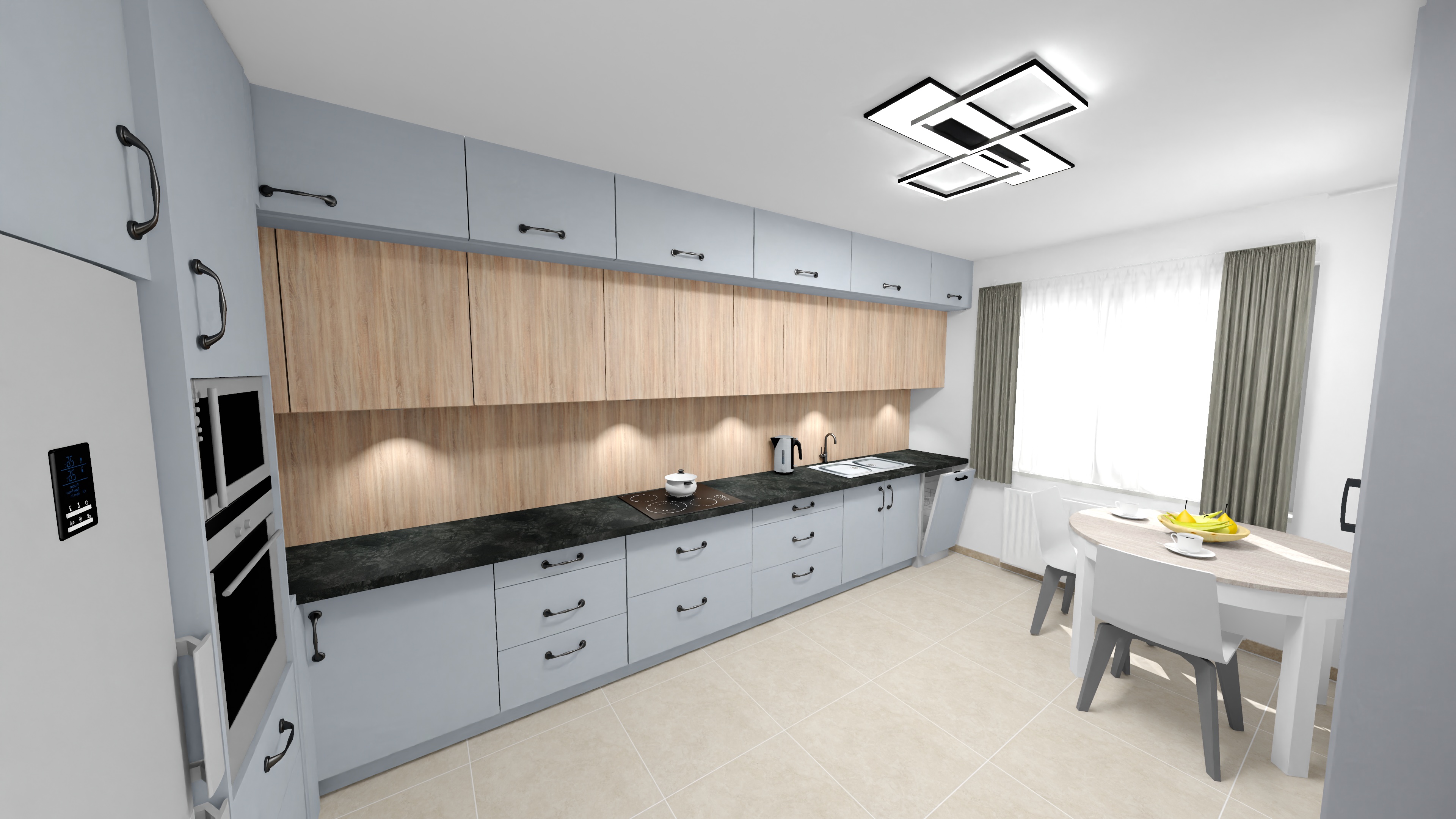 Kuchnie - Projekt wnętrza 3D (Lucyna Zimny) - zdjęcie 6